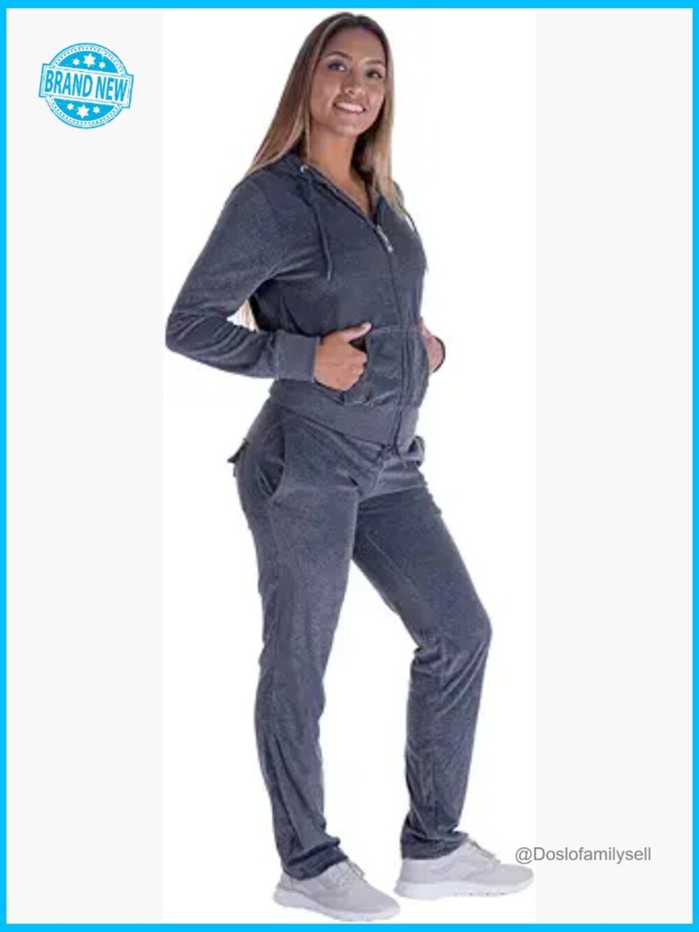 Velour Tracksuit 2 Piece Set Joggers Hoodie Athletic Sweatsuit Lounge